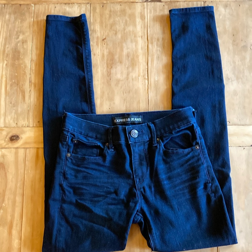 Super soft Express Blue Skinny Jeans with Stretchy Fit